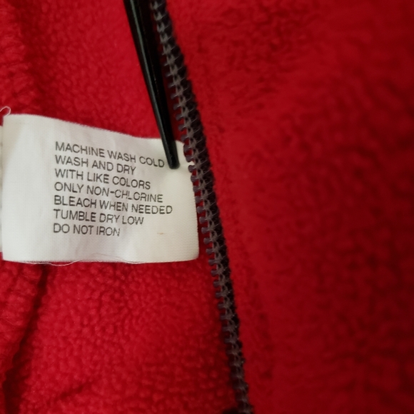 Red Gap Fleece Zip-Up Jacket - Picture 6 of 6